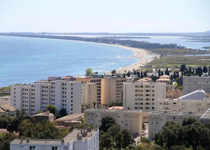 Vue A Bastia, Terrasse Et Piscine Privee. 아파트 *