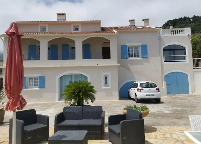 Vue A Bastia, Terrasse Et Piscine Privee. 아파트 *